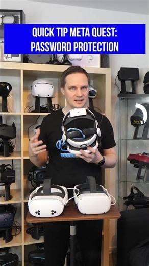 Meta Quest Quick Tip - HOW to Protect Your VR Headset or Apps With a Password!