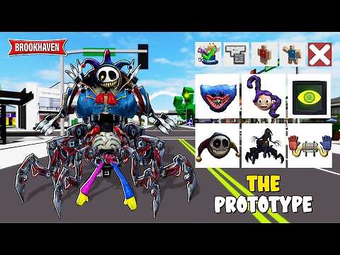 How to Make THE PROTOTYPE - POPPY PLAYTIME CHAPTER 5 In Brookhaven - Roblox