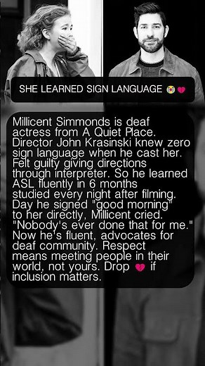 SHE LEARNED SIGN LANGUAGE 😭💔