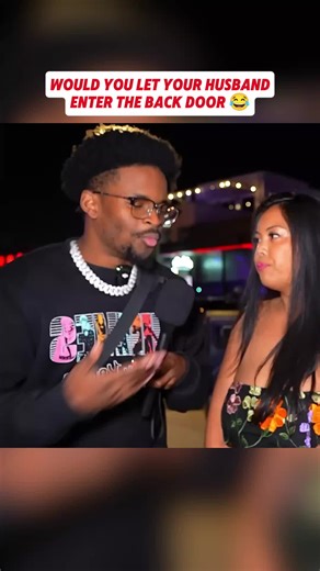 Hilarious Street Interview: Back Door Question