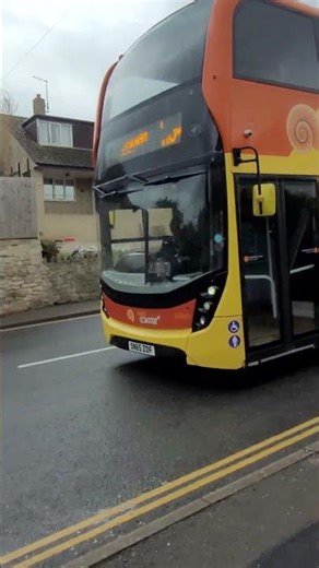X54 Enviro 400 MMC Jurassic Coaster #firstbus #enviro400mmc #busspotting