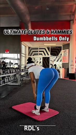 Full Glutes & Hamstrings Workout |Dumbbells Only | Ultimate Glutes Burner 🔥