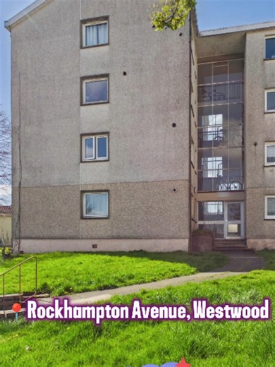 📍Rockhampton Avenue, Westwood. Offers over £60,000. 🏡This one-bedroom second floor flat is in a popular area and would be ideal for a first-time buyer or landlord. 🟪Modern kitchen & bathroom 🟪Gas central heating 🟪Ample storage 🟪Externally refurbished building 💬 Please call to arrange a viewing. ℹ https://www.rightmove.co.uk/properties/174968285#/?channel=RES_BUY #property #scotlandproperties #eastkilbridetiktok #propertyuk #propertyforsale #rightmove #PropertyListing #scotlandproperty #ea