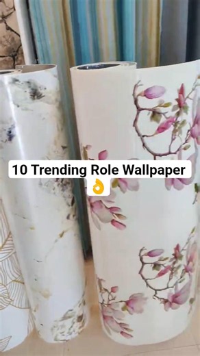 10 Trending Role Wallpaper Design in Your bedroom ✅#wallpaper #interiordesign #homedecor #homedesign