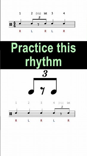 8th Note Triplet Rhythm Exercise @ 80 bpm