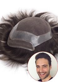 Neo | Multi-Size Men's Hair Replacement Units with Natural Lace Front and Skin Perimeter - Most Versatile