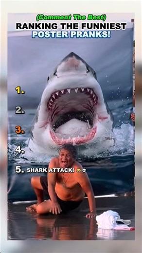 Ranking The Funniest Poster Pranks Ever! 🖼️😂 #shorts