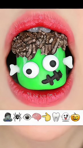 Spooky Halloween ASMR Eating Sounds by Moon ASMR