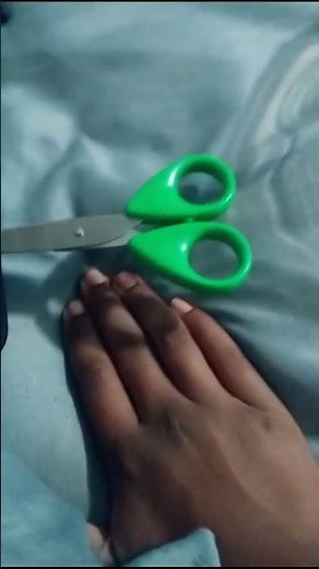 DIY Nail Clipping Tutorial with Household Scissors#DIYnails #nailclipping #homebeauty
