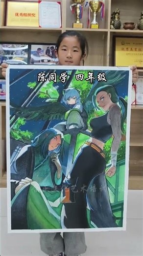 Unleashing Creativity: Kids' Art Showcase in Kunming