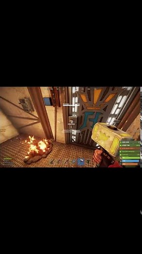 Rust: How to Replace and Pick up Doors in Less then 1 minute! #shorts