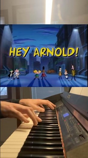 Hey Arnold Theme song! #piano #nickelodeon