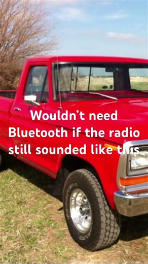 Wouldn’t need Bluetooth if the radio still sounded like this #classic #oldclassic #vintage #70s
