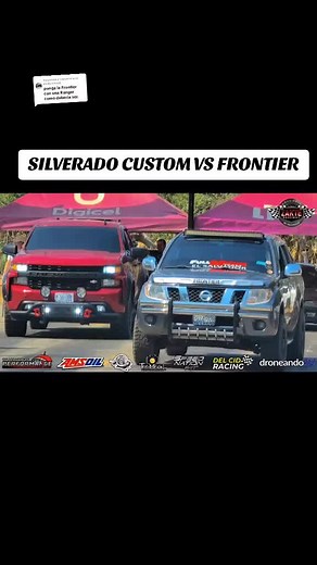Silverado Custom vs Frontier: Drag Day Showdown