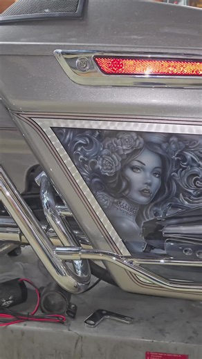 Custom Airbrushed Motorcycle Designs and Detail