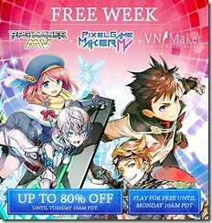 Free RPG Maker MV, Pixel Game Maker, And Visual Novel Maker Week Begins On Steam