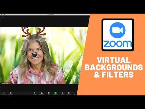 Changing Backgrounds & Filters on Zoom Meetings [DESKTOP}