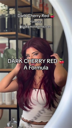 Dark Cherry Red Hair Formula