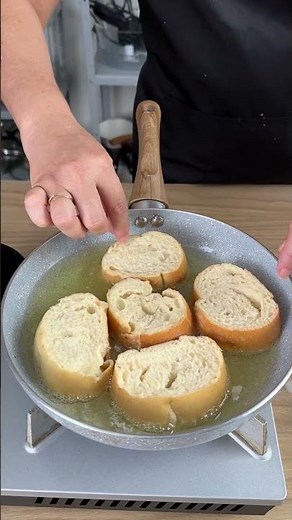 Don't waste stale bread! Make this easy and delicious recipe!