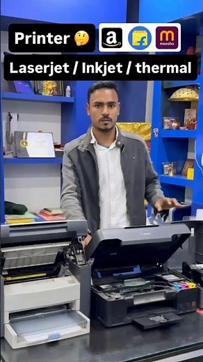Which printer buy for ecommerce🤔 Laserjet vs inkjet vs thermal printer #printer #ecommerce #thermal