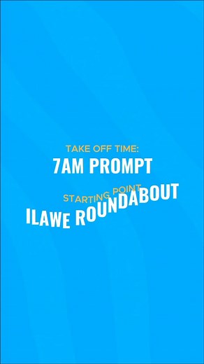 Tomorrow, we run. For strength. For unity. For pride. The Ikogosi 17.5KM Race, where purpose meets endurance. #IkogosiMarathon | Ikogosi Marathon