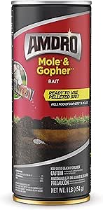 Amdro Mole & Gopher Bait 1 LB, 100510486, Black label