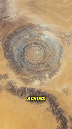 The Eye of the Sahara, Only Seen From Space