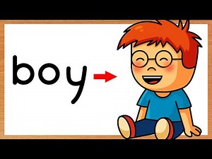 How to Draw a Boy from the Word BOY | Simple and Easy Drawing Hack