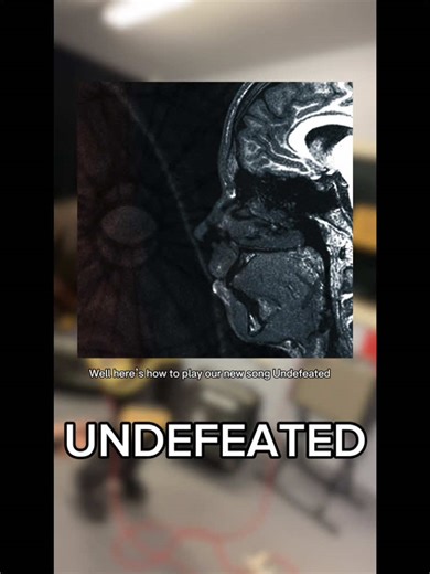 How to play the main riff of our new single “UNDEFEATED” - OUT NOW EVERYWHERE