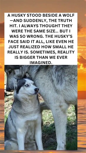 When a Husky Meets a Wolf 🐺💔
