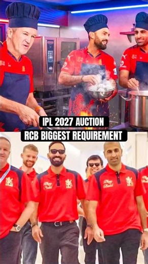 RCB BIGGEST NEED IN IPL 2027 AUCTION