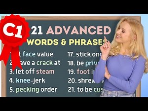 21 Advanced Phrases (C1) to Build Your Vocabulary | Advanced English