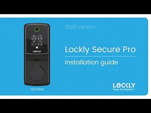 Lockly Secure Pro Deadbolt Edition 2025 Version FULL Installation Video