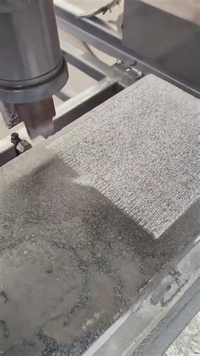 the process of making patterns on granite #shorts