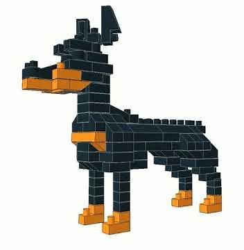 Nanoblocks Doberman