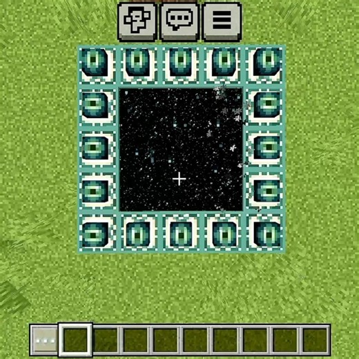 Minecraft 🔮 Portals Easy Build Tutorial ✨ | MUST TRY! 😱 #minecraft #shorts