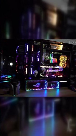 Split water cooling installation tutorial! i7 8086K + ROG 1080TI gaming PC build