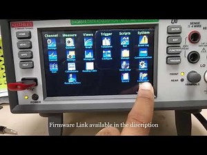 Updating Firmware For DAQ6510/DMM6500