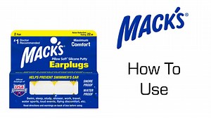 Watch How to use Mack's Pillow Soft Silicone Putty Ear Plugs on Amazon Live