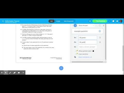 GoFormative Tutorial