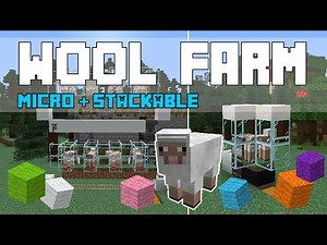 Wool Farm Minecraft | Automatic Sheep Farm | Easy Infinite Wool