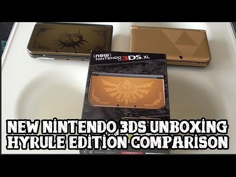 [Unboxing] New Nintendo 3DS XL Hyrule Edition
