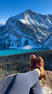 16K views · 3.1K reactions | Yesterday’s views from high above Lake Louise  Little Beehive, Banff National Park, Alberta ~ November 4th, 2025 *This hike crosses several avalanche paths. #explorecanada #hiking #banffnationalpark #explorealberta #canada #banff #fblifestyle #winterwonderland #alberta #outdooradventures #mountainlife | Wilderness Addict | Facebook