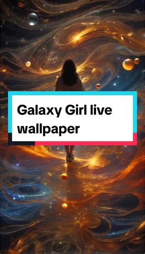 Mesmerizing Galaxy Girl Live Wallpaper in Stunning 4K Resolution
