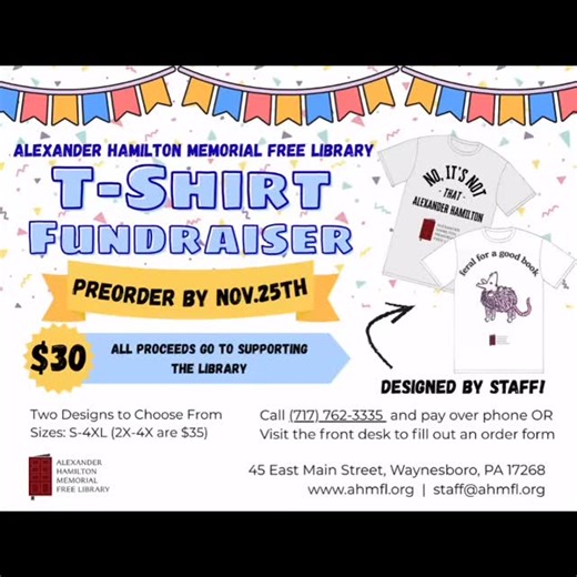 Tuesday November 25th is the last day to pre-order your AHMFL...