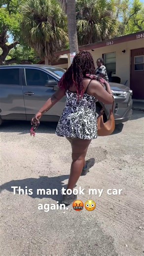 This man took my car again and I had to ride this raggedy bike to get it.