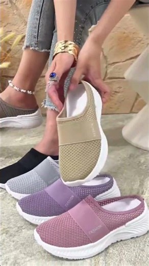 The Most Comfortable 2026 Breathable Mesh Mules! 👟✨