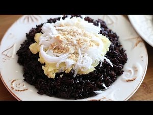 Xoi Nep Than (Vietnamese Steamed Black Sticky Rice ) Recipe