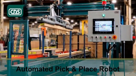 CDS - Automated Pick Place Robot. #AutomationSolutions #ExtrusionAutomation #CDSmachines | CDS Machines