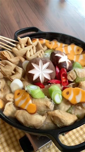 Korean fish cake hot pot (odeng jeongol)🍲